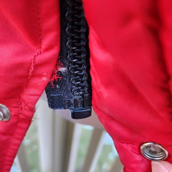 Vintage First Label 1967 1970s Eastern Mountain Sports Goose Down Jacket Med USA - Picture 8 of 14